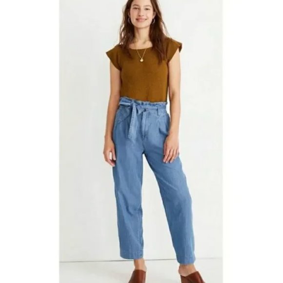 Madewell Pants - Madewell Paper Bag Pants Size 6